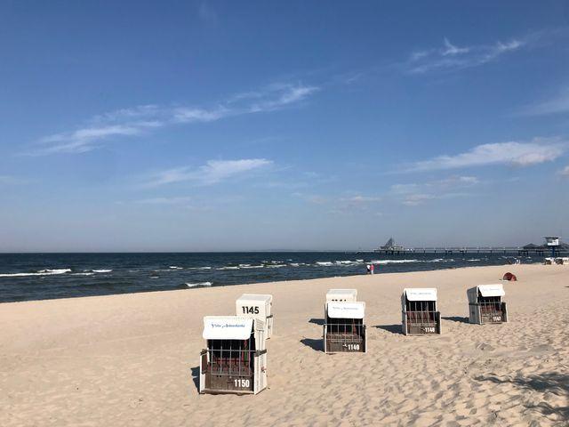 Strandkörbe der Villa Achterkerke