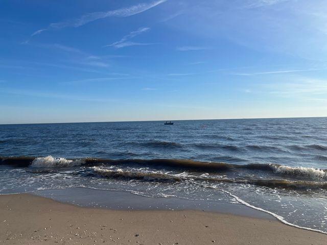 Ostsee mit Fischerboot