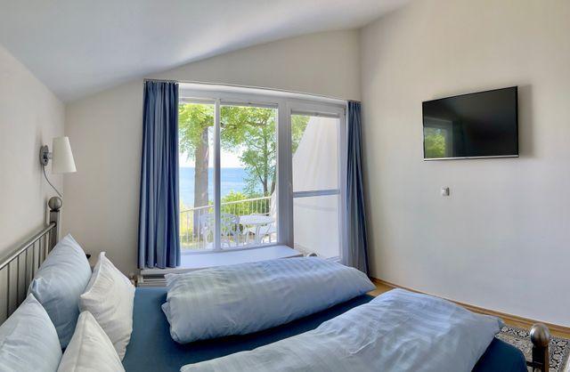 Schlafzimmer mit Meerblick