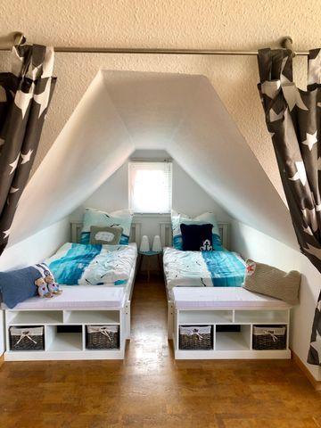 Schlafzimmer 3 im OG (kindgerecht eingerichtet)