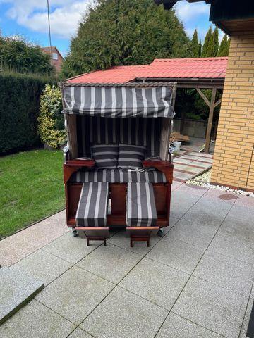 unser neuer Strandkorb