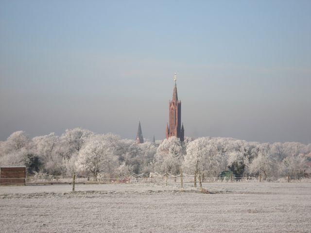 Kloster im Winter