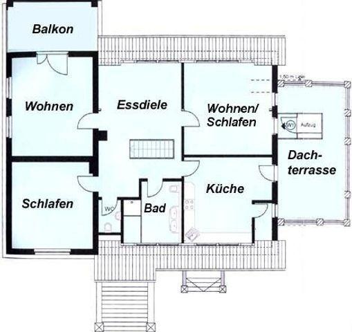 Ferienwohnung 1 Grundriss