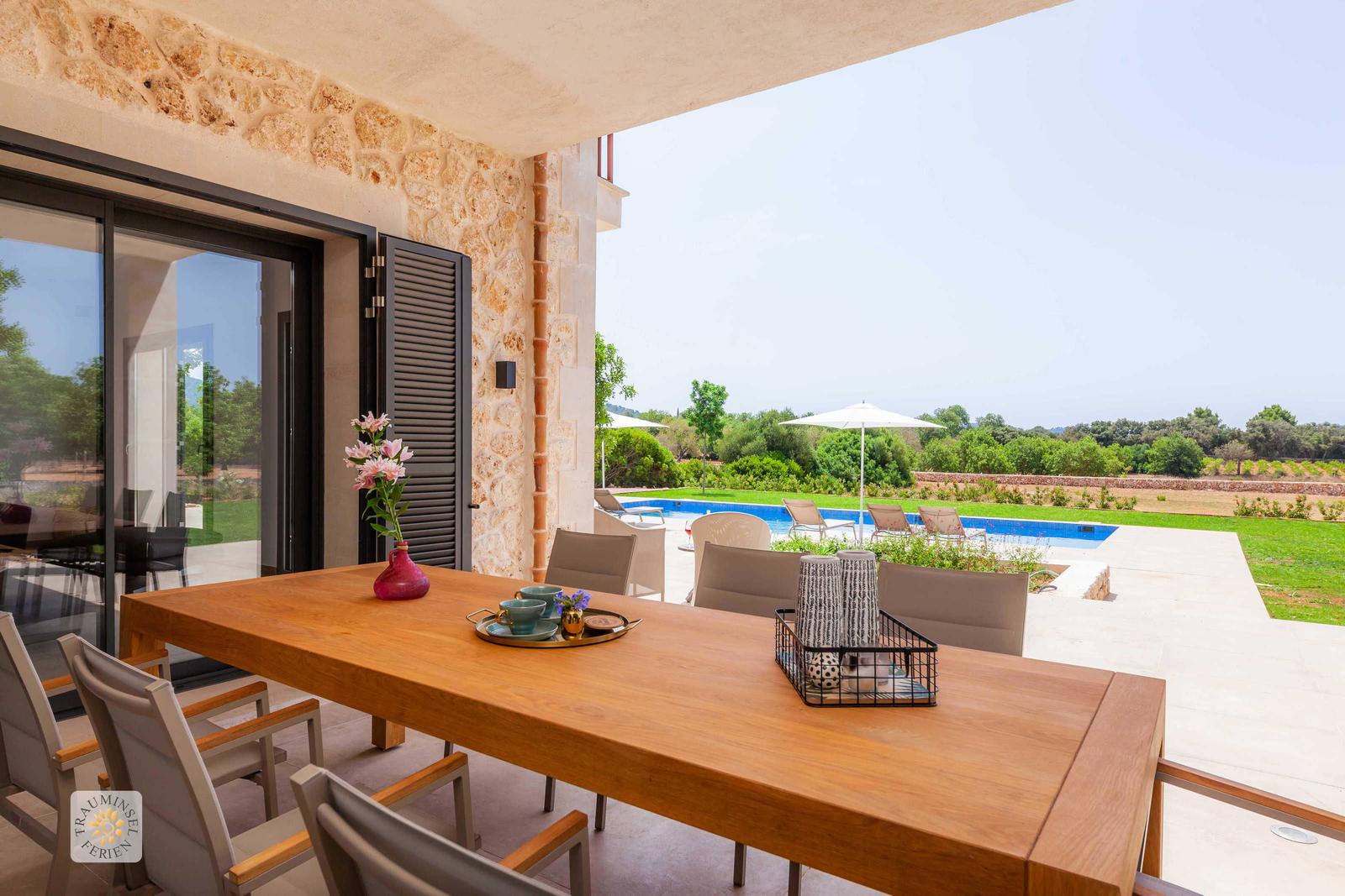 Terrasse  mit Fernblick