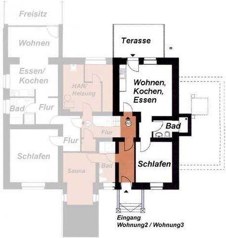 Grundriss Ferienwohnung 3