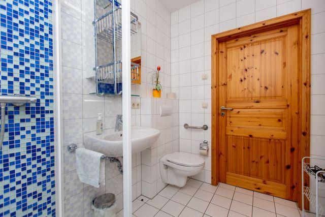 Badezimmer mit Haltegriff