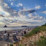 Unser Strand mit Seebrücke