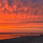 Morgenrot im Herbst