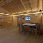 Gemeinschaft Aufenthalt Hütte mit Sauna