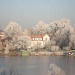 Die Villa im Winter