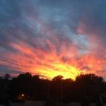 Sonnenuntergang im November - wir lieben es....