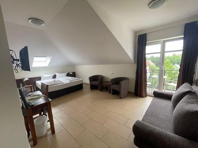 Usedom Bike-Hotel Max & Anna - Doppelzimmer 30-iger mit Balkon