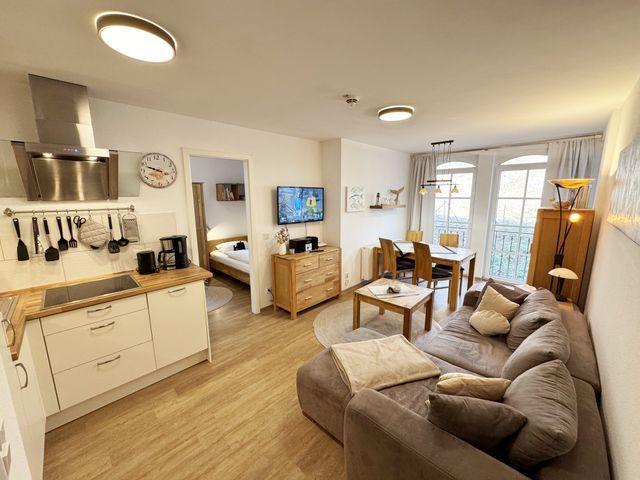 F: Haus Meeresblick A 1.23 Strandmuschel mit Balkon - Haus Meeresblick A 1.23 Strandmuschel mit Balkon