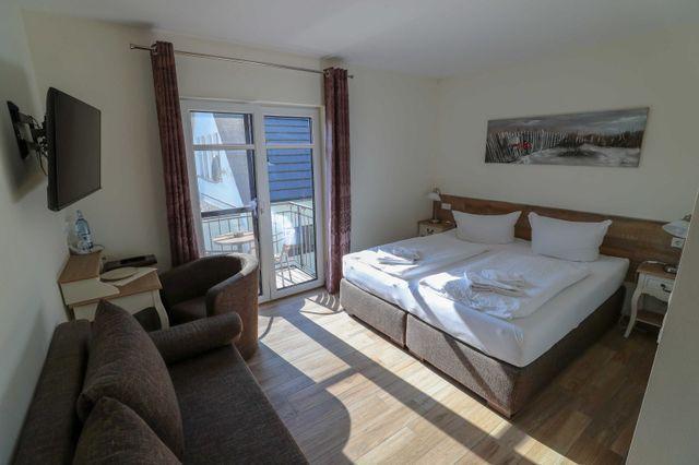 Usedom Bike-Hotel Max & Anna - Doppelzimmer Balkon